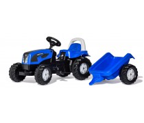 Vaikiškas minamas traktorius su priekaba vaikams nuo 2,5 iki 5 m. | rollyKid Landini Powerfarm | Rolly Toys 011841
